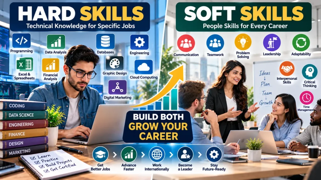 Hard Skills vs Soft Skills for Career Growth